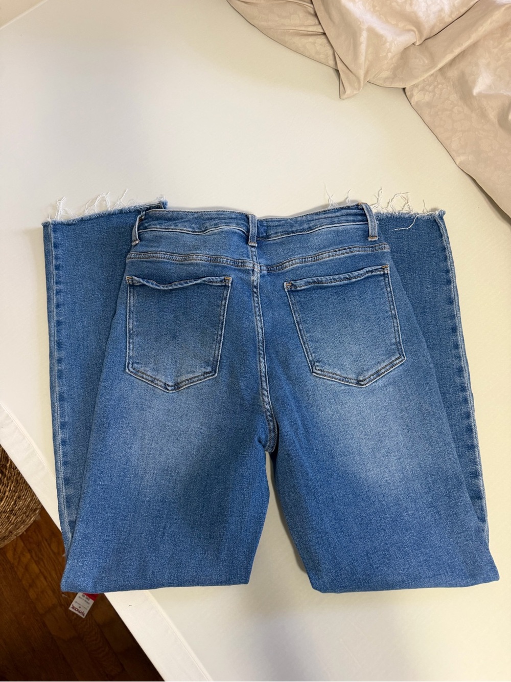 EUC Karen Kane Women's High-Waist Straight Leg Jeans